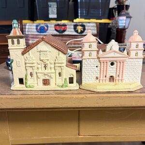 Miniature Mission Building Figurines